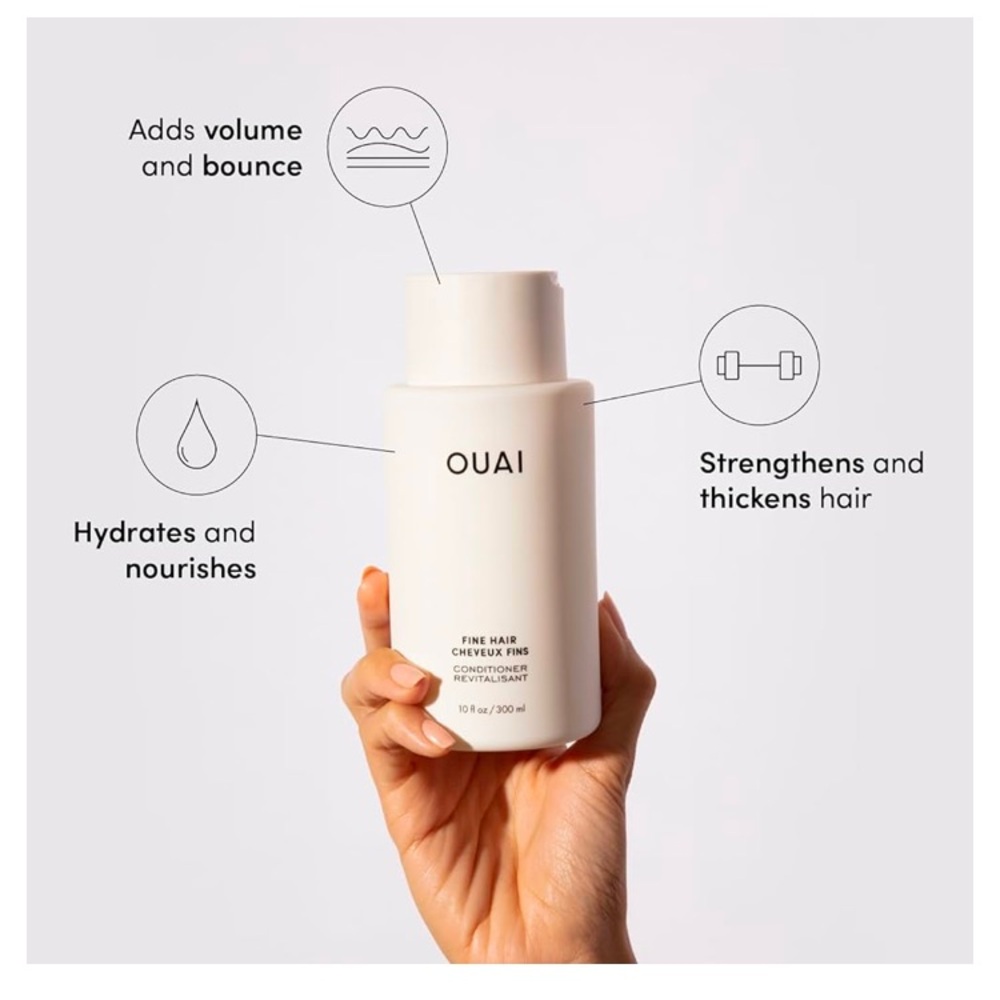 LAST ONE OUAI Fine Shampoo and Conditioner Set - Picture 4 of 7